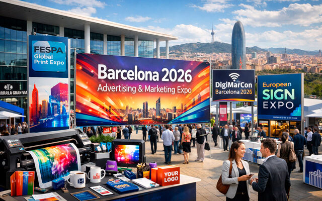 Fiera marketing e stampa digitale a Barcellona 2026 – FESPA e DigiMarCon